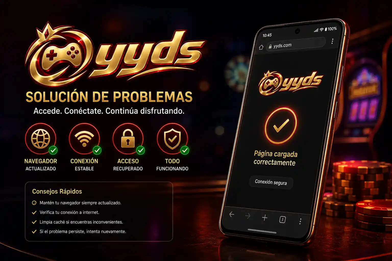 Comprobaciones para abrir Yyds correctamente en un celular Android