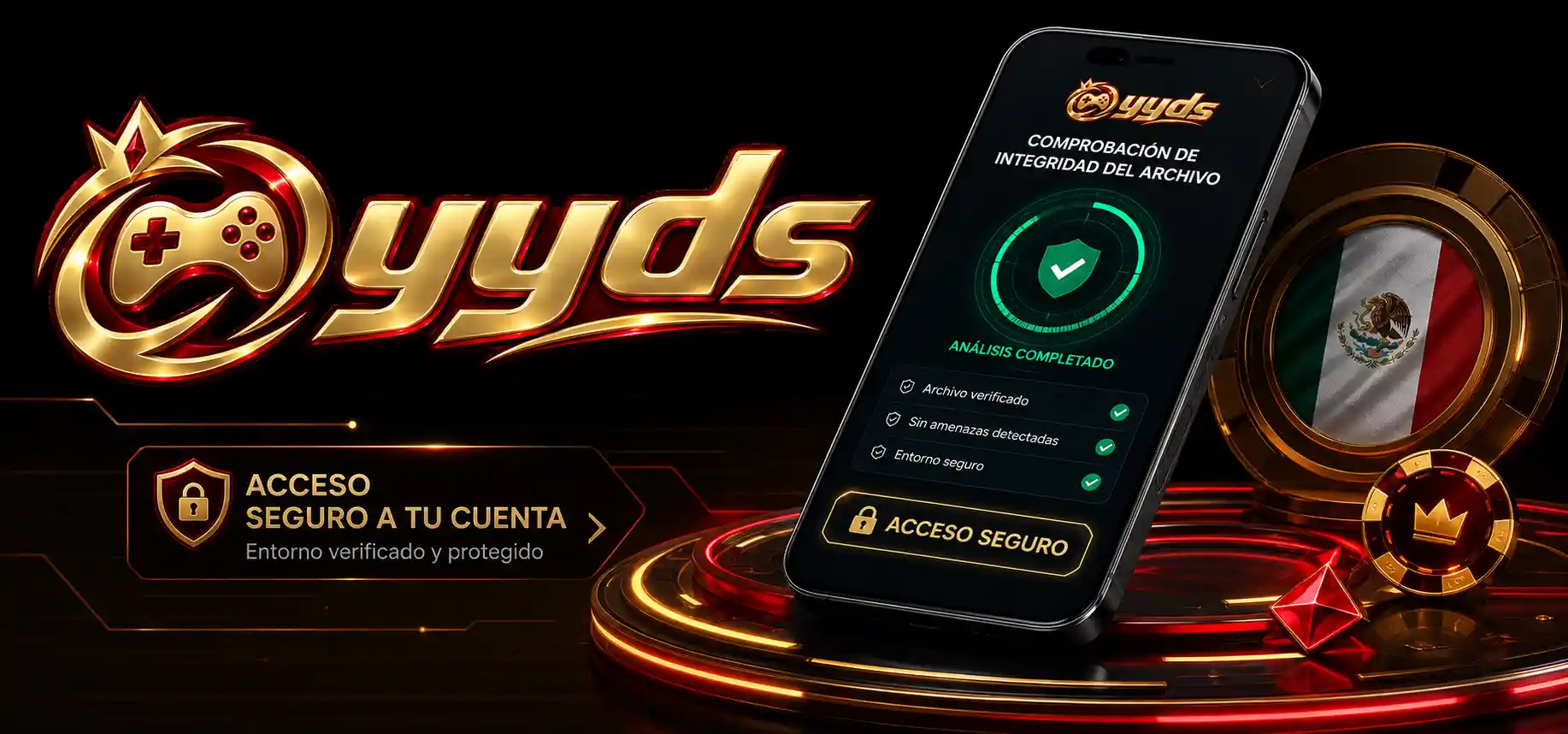 Comprobación de seguridad e integridad de un archivo móvil antes de iniciar sesión