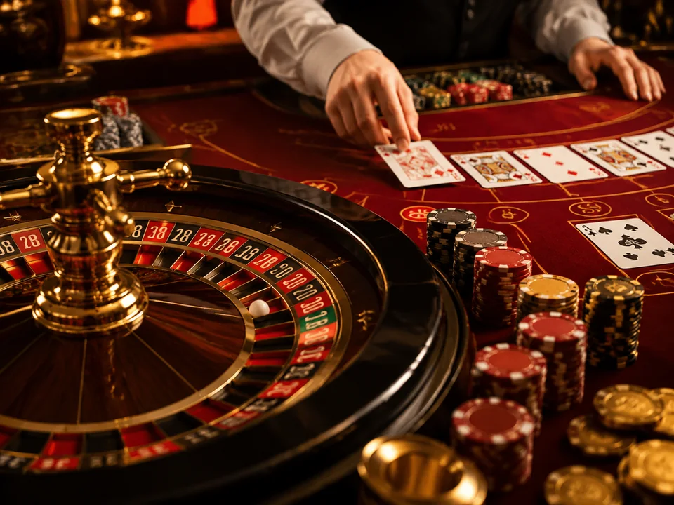 Elegir entre ruleta y blackjack